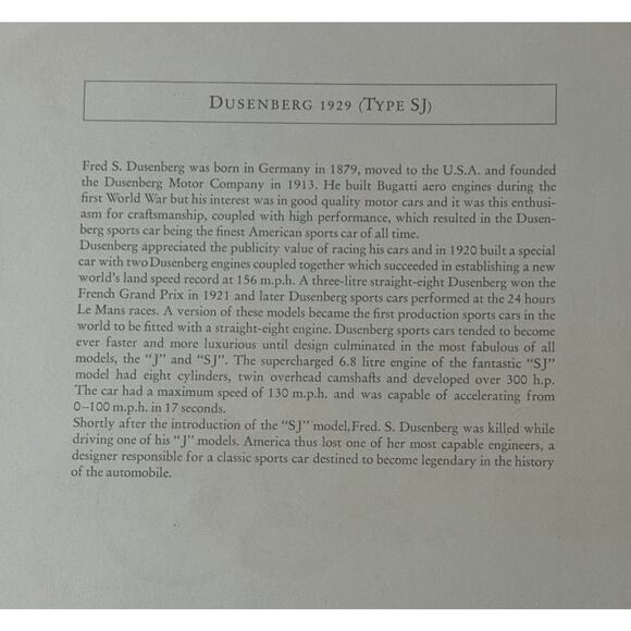 Old Cars Prints (16) Ariel Press Philip L. Sumner Portfolio Cadillac READ NOTE - Picture 8 of 9